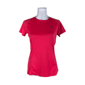 Unisex Asics - Sports shirt, short sleeve, size 38 - Pink (1)