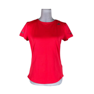 Unisex Adidas - Sports shirt, short sleeve, size 38 - Red (1)