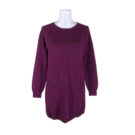 Unisex R-collection - Knit dress, size 38 - Violet ()