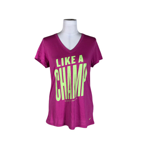 Unisex Nike - Sports shirt, short sleeve, size 38 - Pink ()