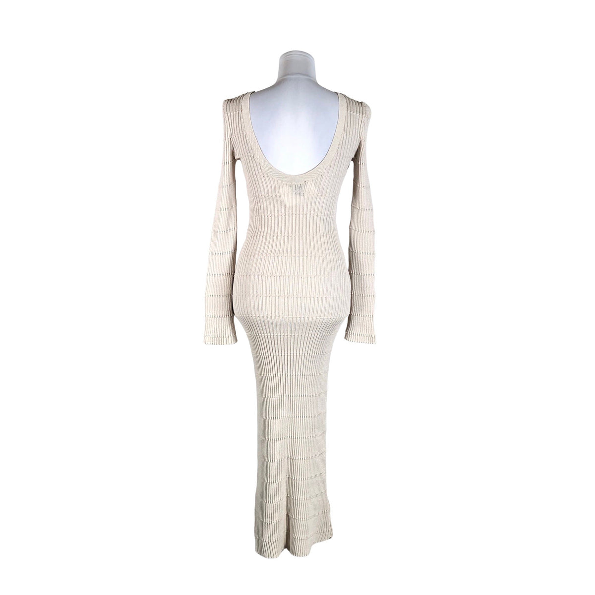 Unisex Lindex - Knit dress, size 36 - Beige (2)