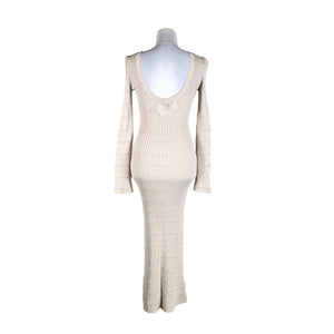 Unisex Lindex - Knit dress, size 36 - Beige (2)