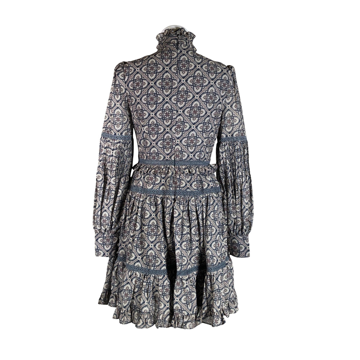 Unisex By Malina - Schiffon dress, size 36 - Blue (2)