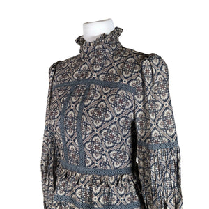 Unisex By Malina - Schiffon dress, size 36 - Blue (3)