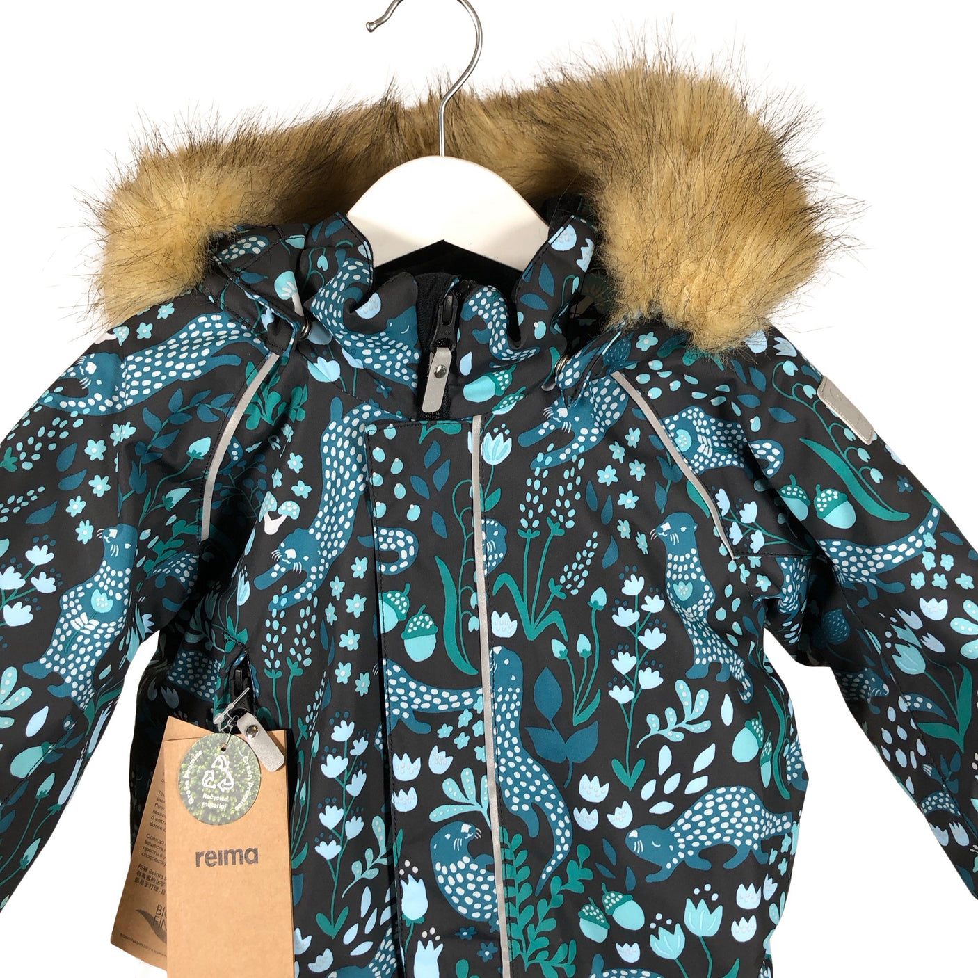 Unisex Reima - Winter overall, size 80 - 86 - Black (2)