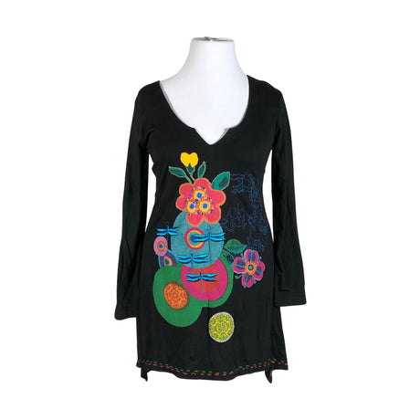 Unisex Desigual - Tricot tunic, size 42 - Black ()