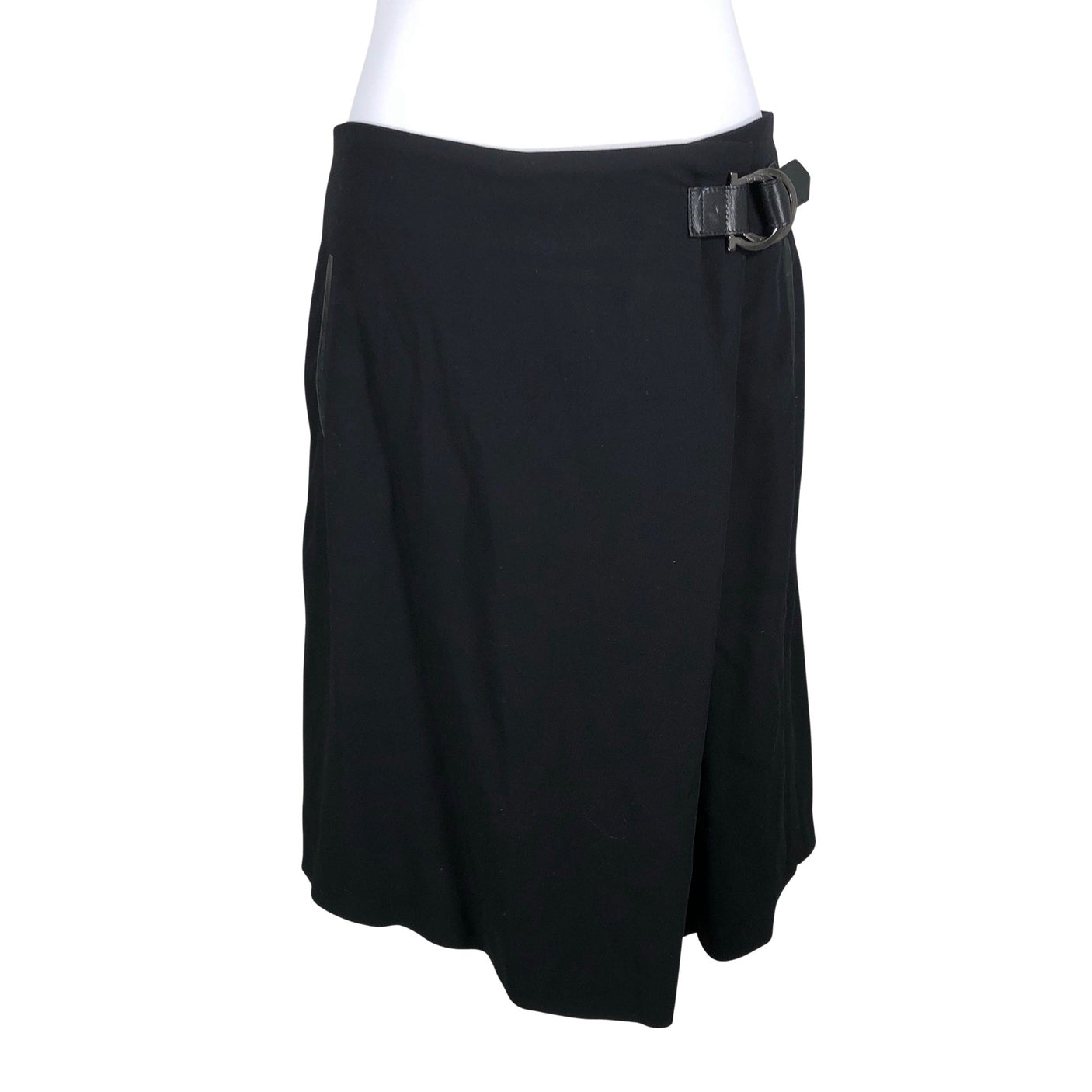 Unisex Salvatore Ferragamo - Fabric skirt, size 40 - Black (1)