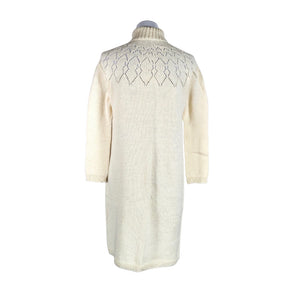 Unisex Handmade - Knit dress, size 36 - Natural white (2)