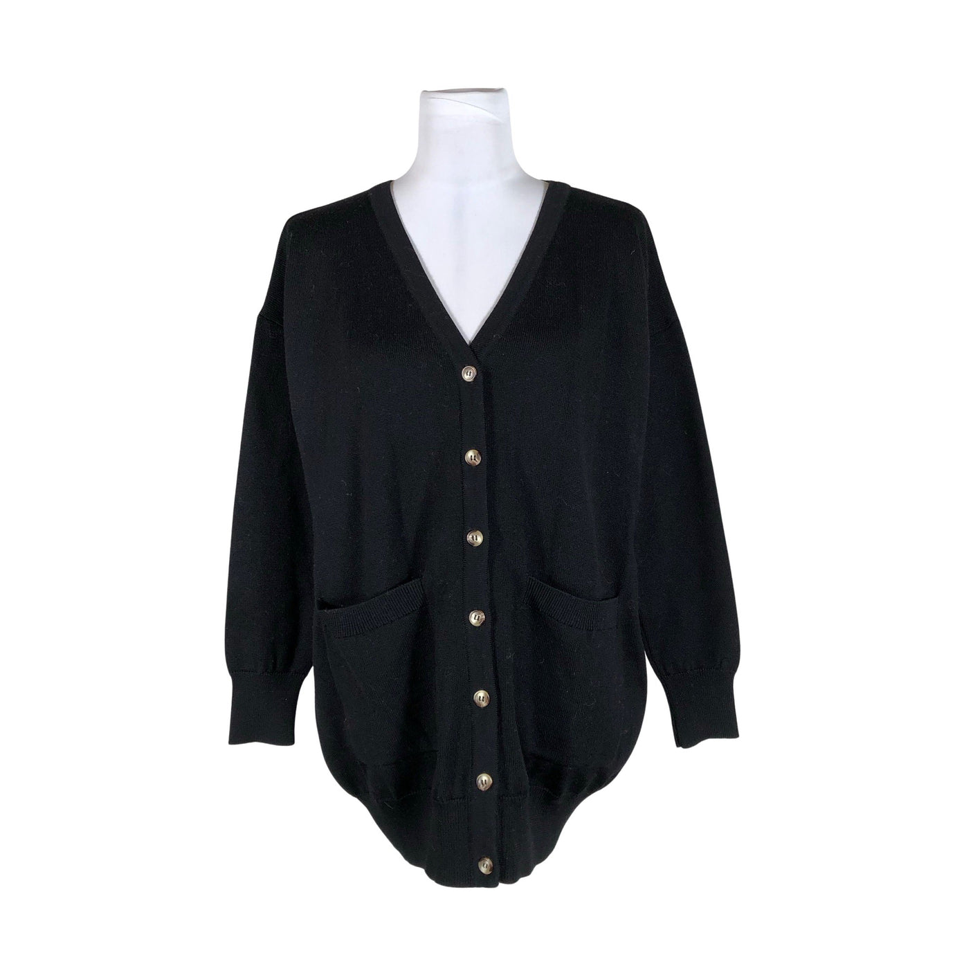 Unisex Aarrelabel - Cardigan, size 34 - Black (1)