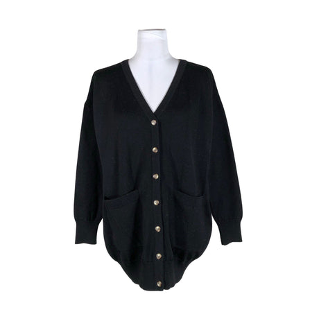 Unisex Aarrelabel - Cardigan, size 34 - Black ()
