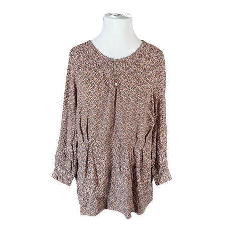 Unisex Zizzi - Blouse, size 46 - Brown ()