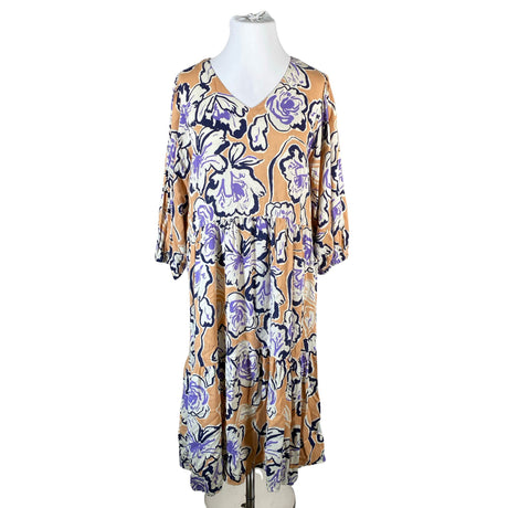 Unisex Nanso - Schiffon dress, size 46 - Orange ()