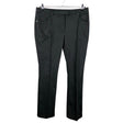 Unisex Avenue - Straight leg trousers, size 44 - Black ()