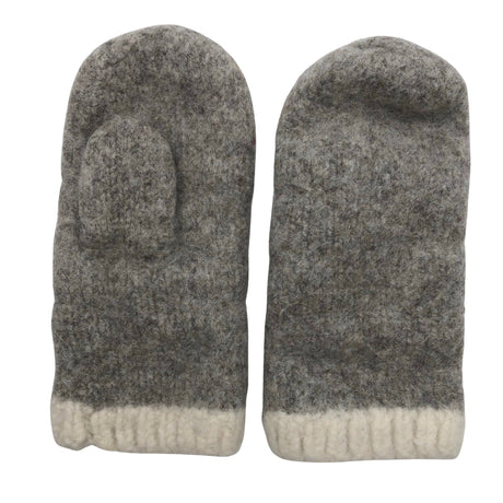 Unisex Handmade - Mittens, size No size - Gray ()