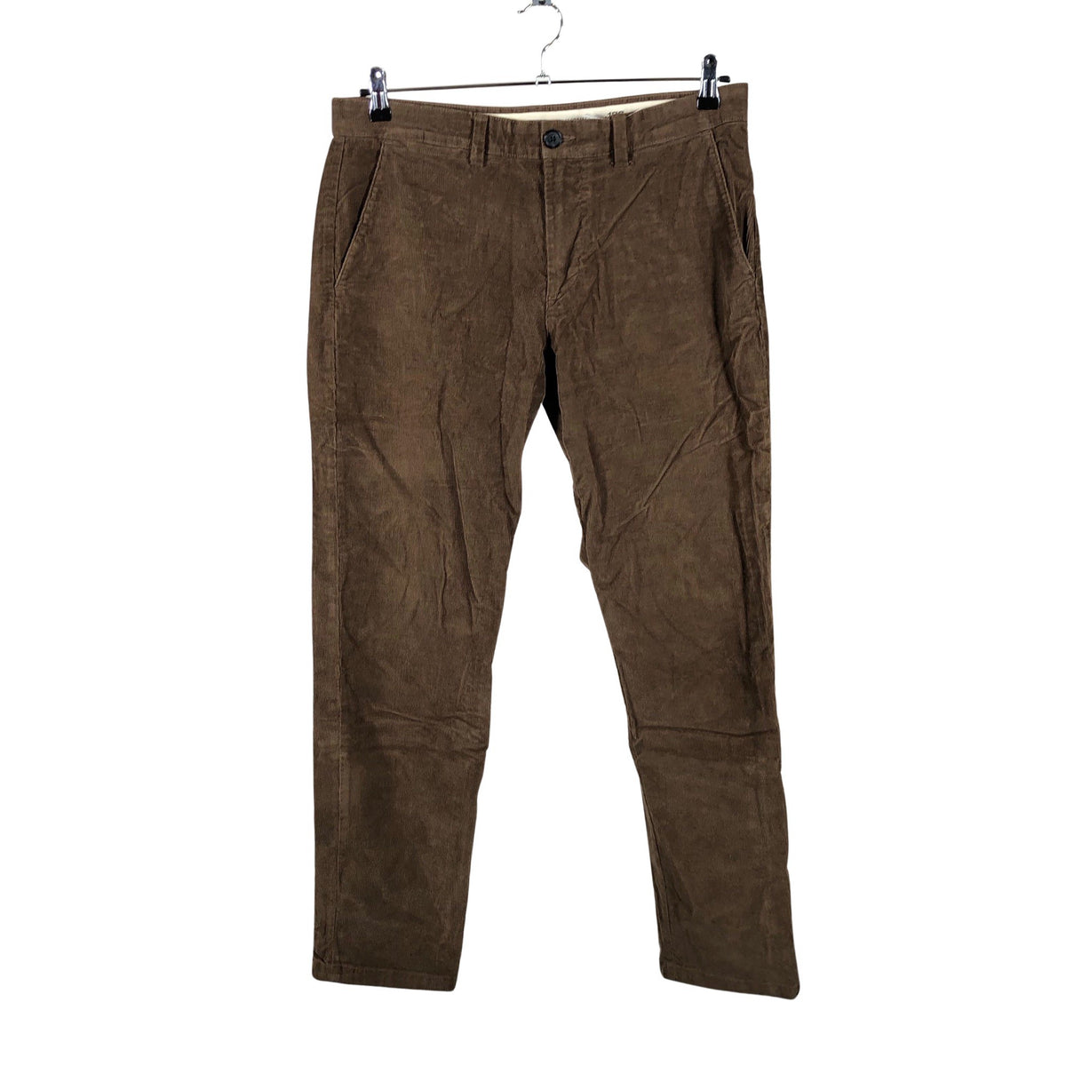Unisex Selected - Velvet pants, size W34 - Brown (1)