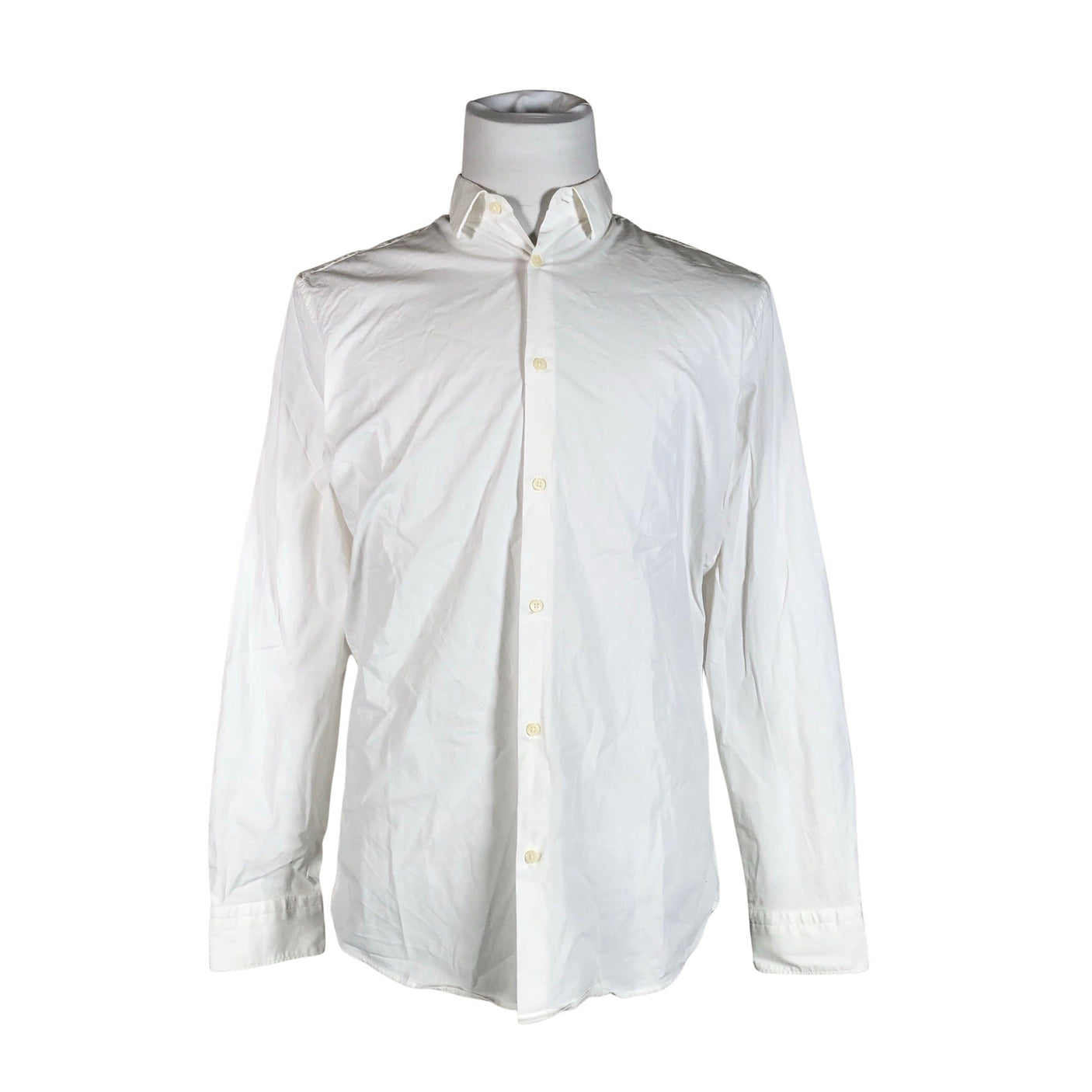 Unisex Selected - Collared shirt, size L - White (1)