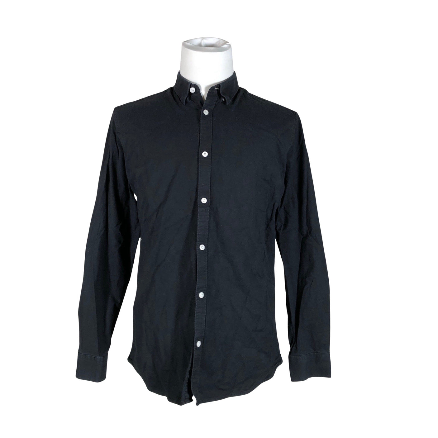 Unisex Selected - Collared shirt, size L - Black (1)