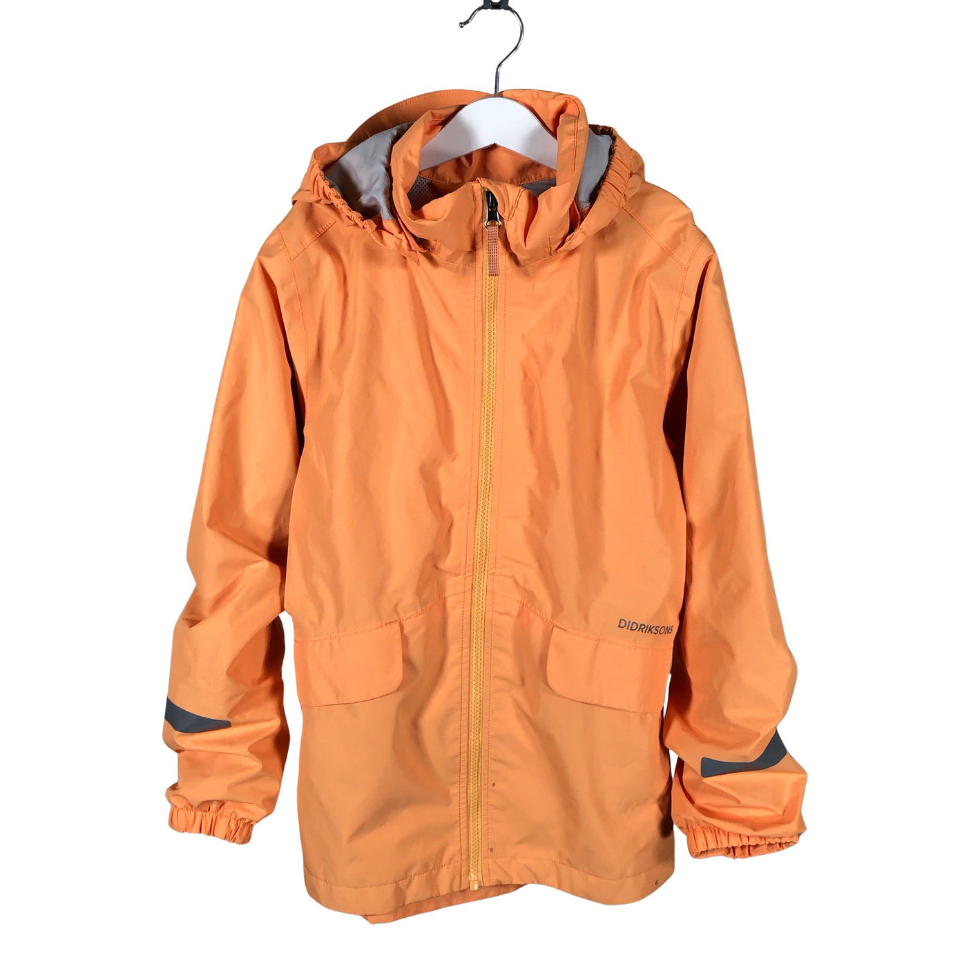 Unisex Didriksons - Spring/Fall jacket, size 134 - 140 - Orange (1)