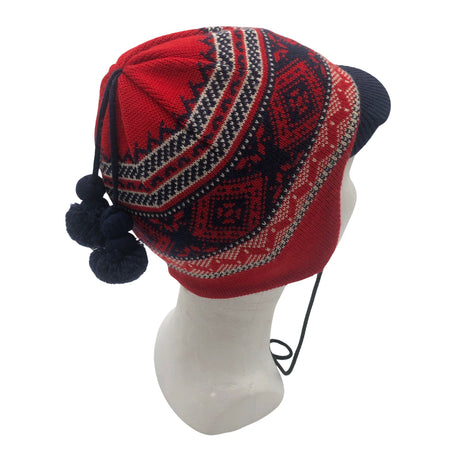 Unisex Husky - Winter hat, size 54 - 56 cm - Red (2)
