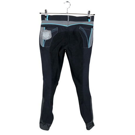 Unisex QHP - Breeches, size 38 - Blue (2)