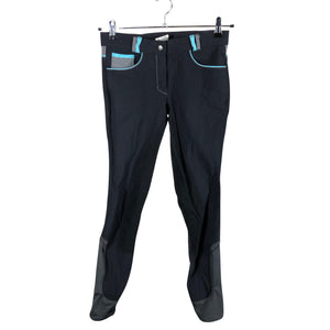 Unisex QHP - Breeches, size 38 - Blue (1)