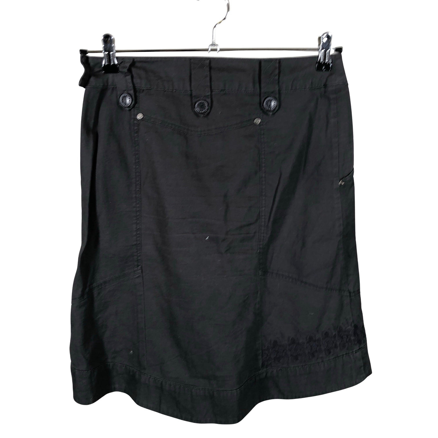 Unisex Fransa - Fabric skirt, size 38 - Gray (2)