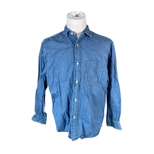 Unisex Uniqlo - Denim shirt, size M - Light blue (1)
