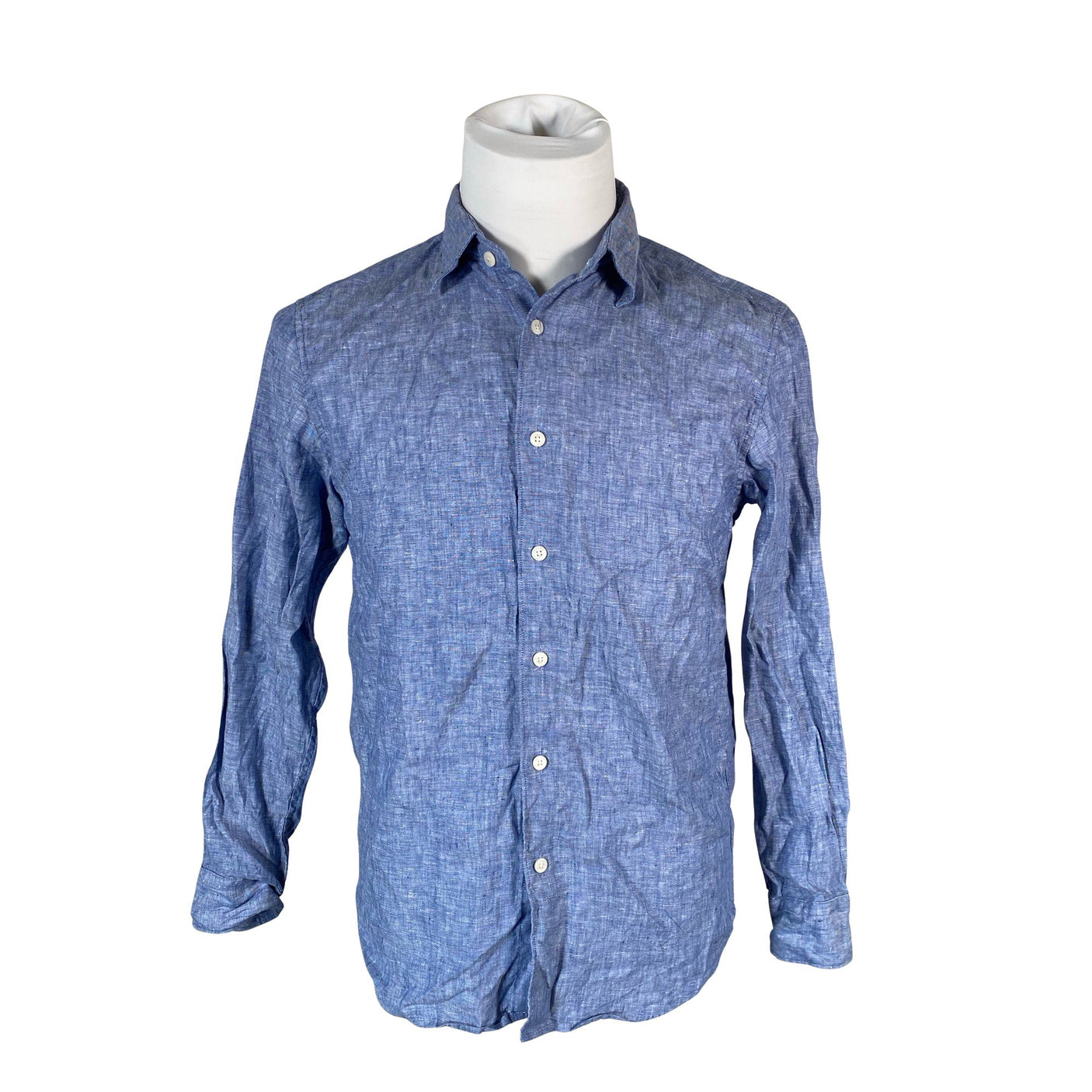Unisex Uniqlo - Collared shirt, size S - Light blue (1)