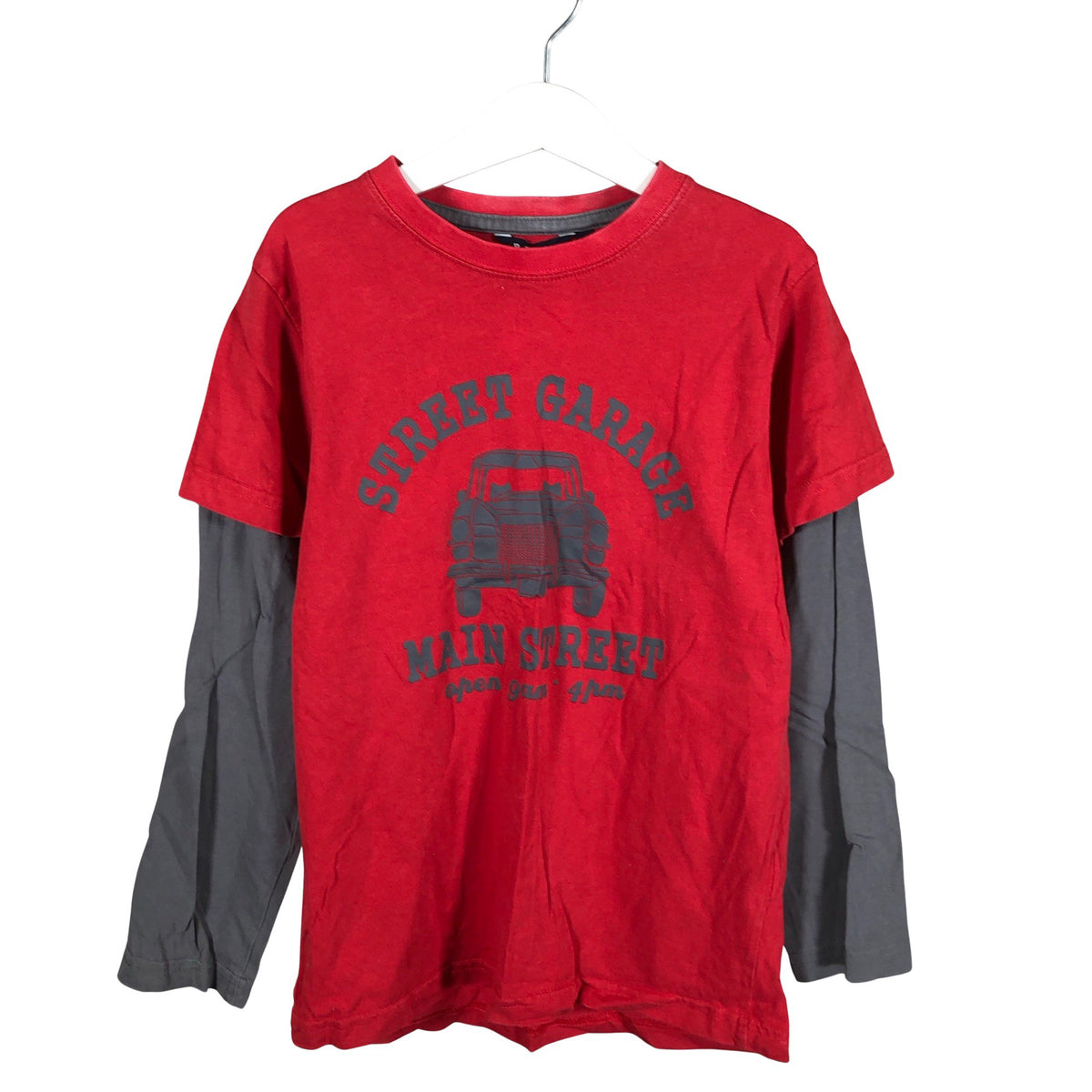 Unisex Bogi - Tricot shirt, size 122 - 128 - Red (1)