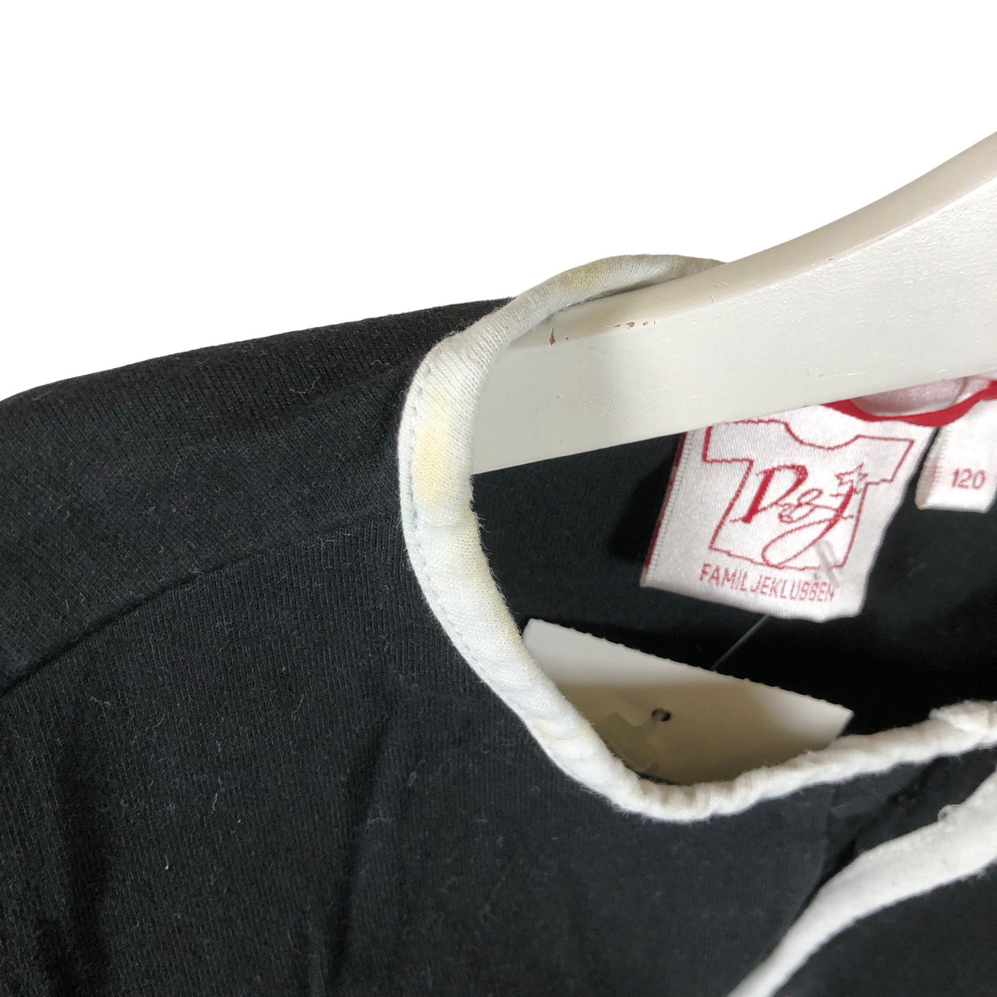 Unisex D&J Familjeklubben - Tricot shirt, size 116 - 122 - Black (2)