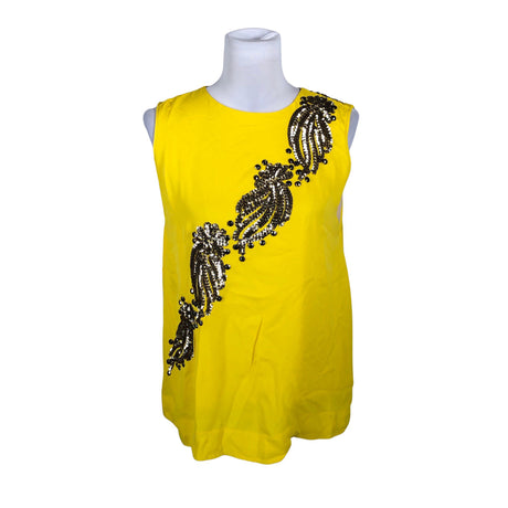 Unisex by Malene Birger - Party top, size 36 - Yellow ()