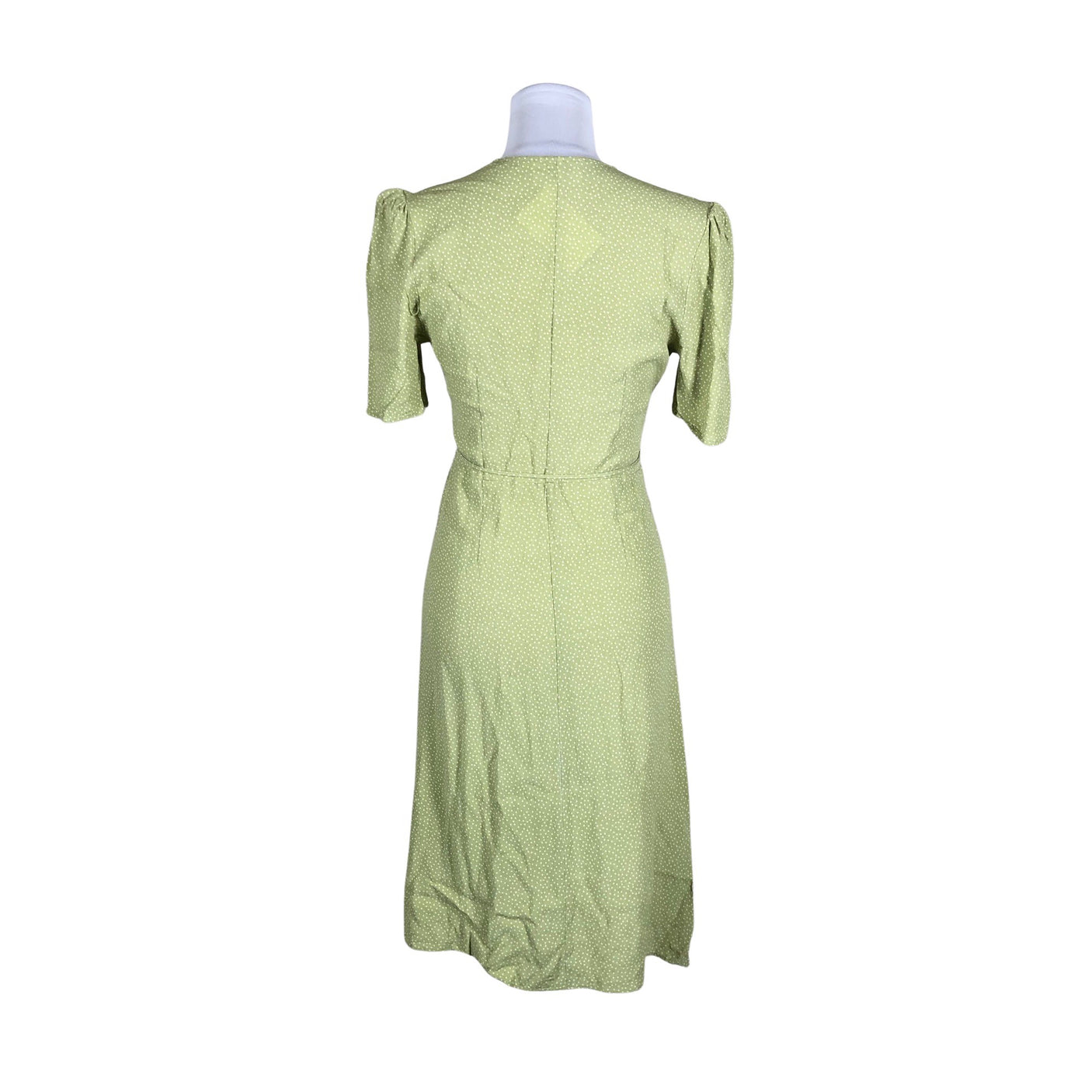 Unisex Rouje - Schiffon dress, size 38 - Green (2)