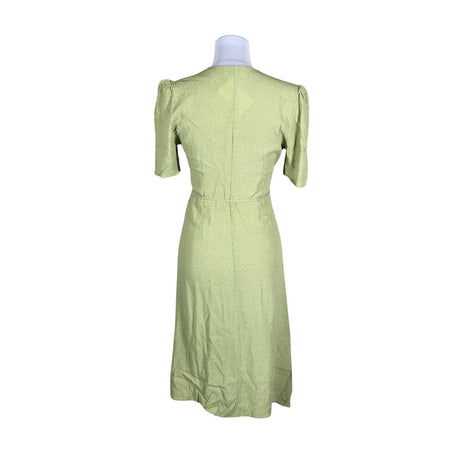 Unisex Rouje - Schiffon dress, size 38 - Green (2)