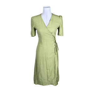 Unisex Rouje - Schiffon dress, size 38 - Green (1)