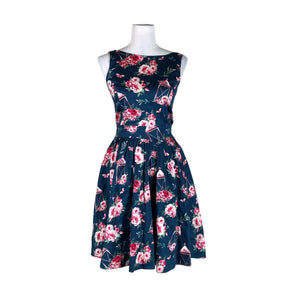 Unisex Lady Vintage - Dress, size 36 - Blue (1)
