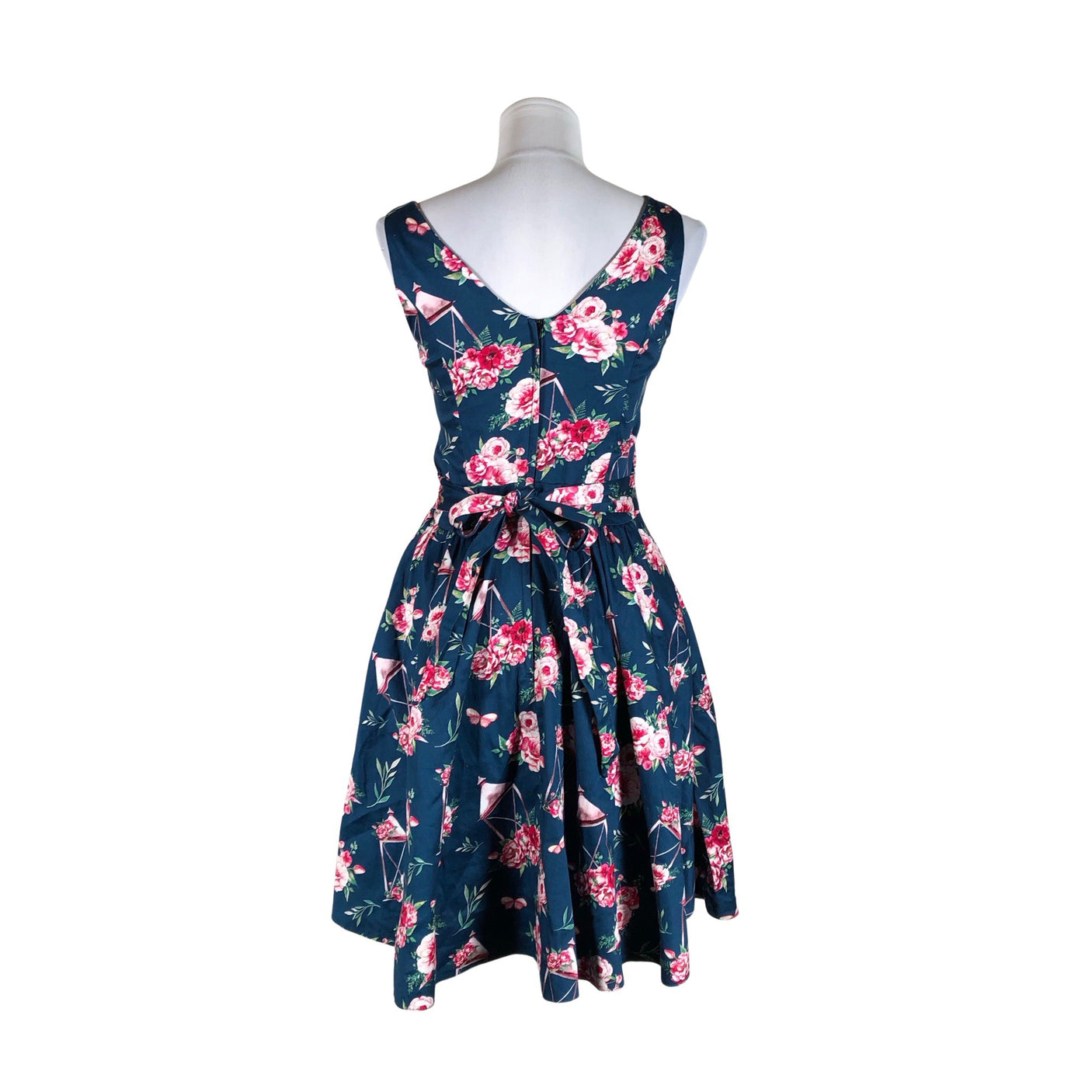 Unisex Lady Vintage - Dress, size 36 - Blue (2)
