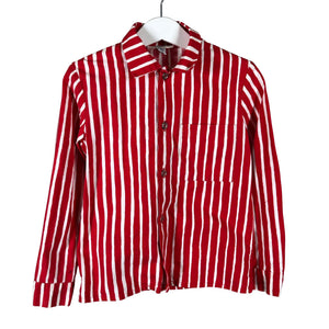 Unisex Marimekko - Collared shirt, size 104 - 110 - Red (1)