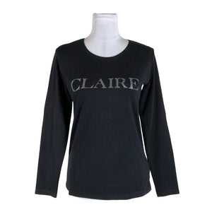 Unisex Claire.dk - Tricot shirt, size 38 - Black (1)