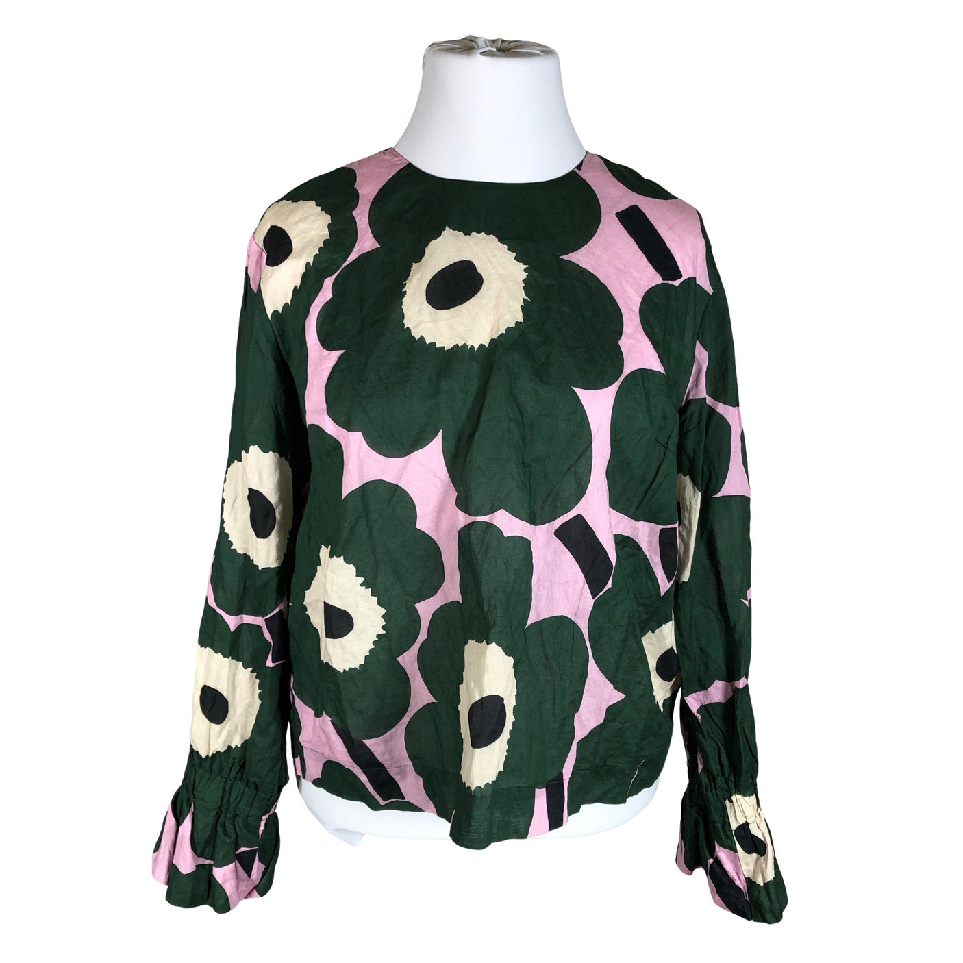 Unisex Marimekko - Blouse, size 46 - Green (1)