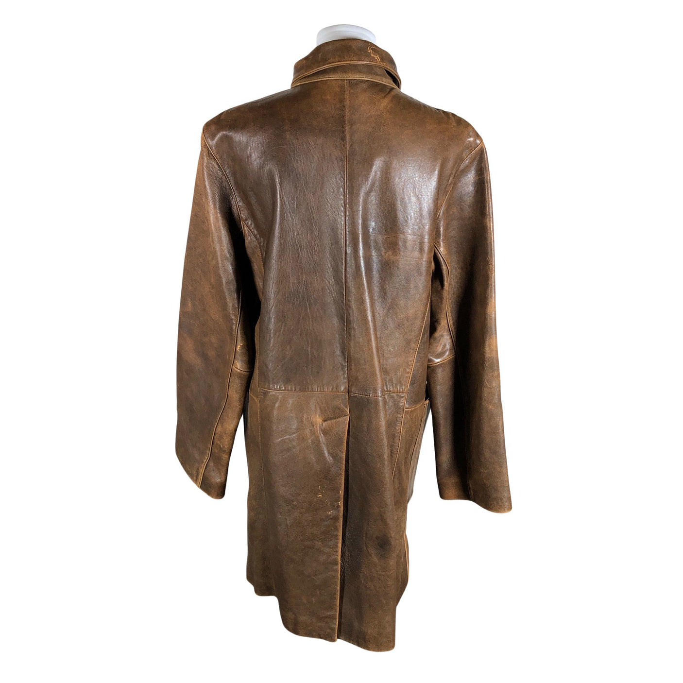 Unisex DKNY - Leather jacket, size 40 - Brown (2)