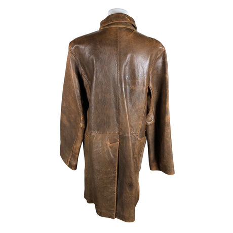 Unisex DKNY - Leather jacket, size 40 - Brown (2)