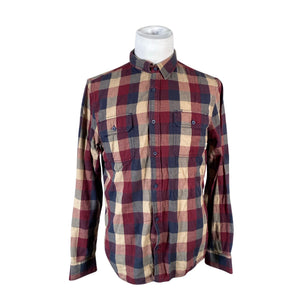 Unisex Vans - Flannel shirt, size L - Wine red (1)