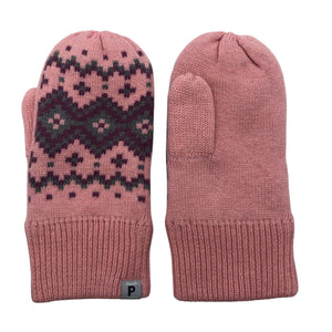 Unisex Polarn O. Pyret - Mittens, size 5 - 8 vuotta - Light pink (1)