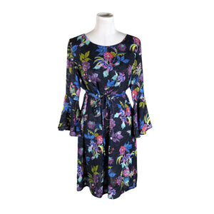 Unisex Monton - Schiffon dress, size 40 - Black (1)