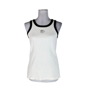 Unisex Marimekko - Tricot tank top, size 38 - White (1)