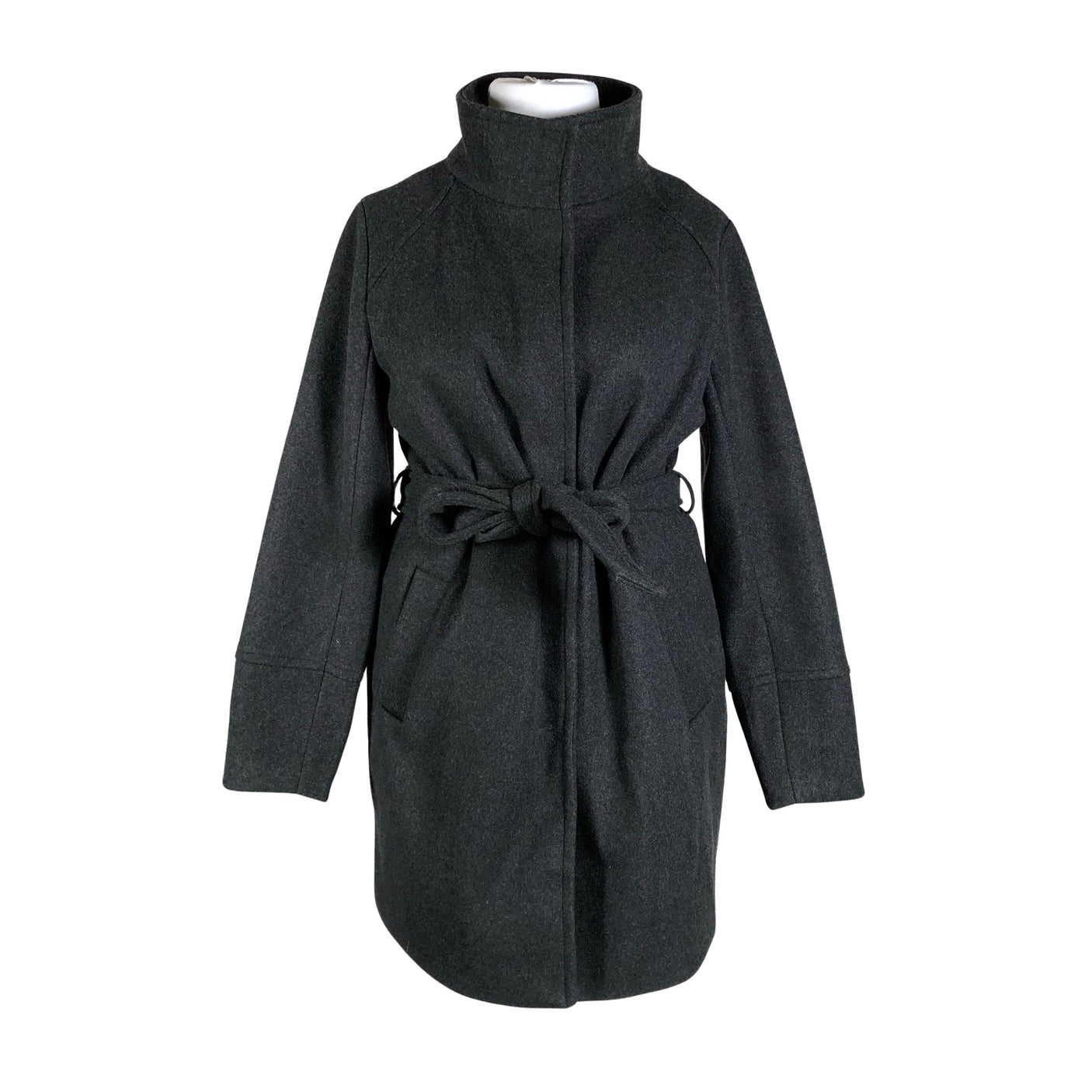 Unisex b.Young - Wool coat, size 42 - Gray (1)