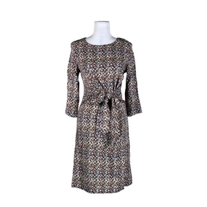 Unisex Pernilla Wahlgren - Schiffon dress, size 36 - Brown (1)