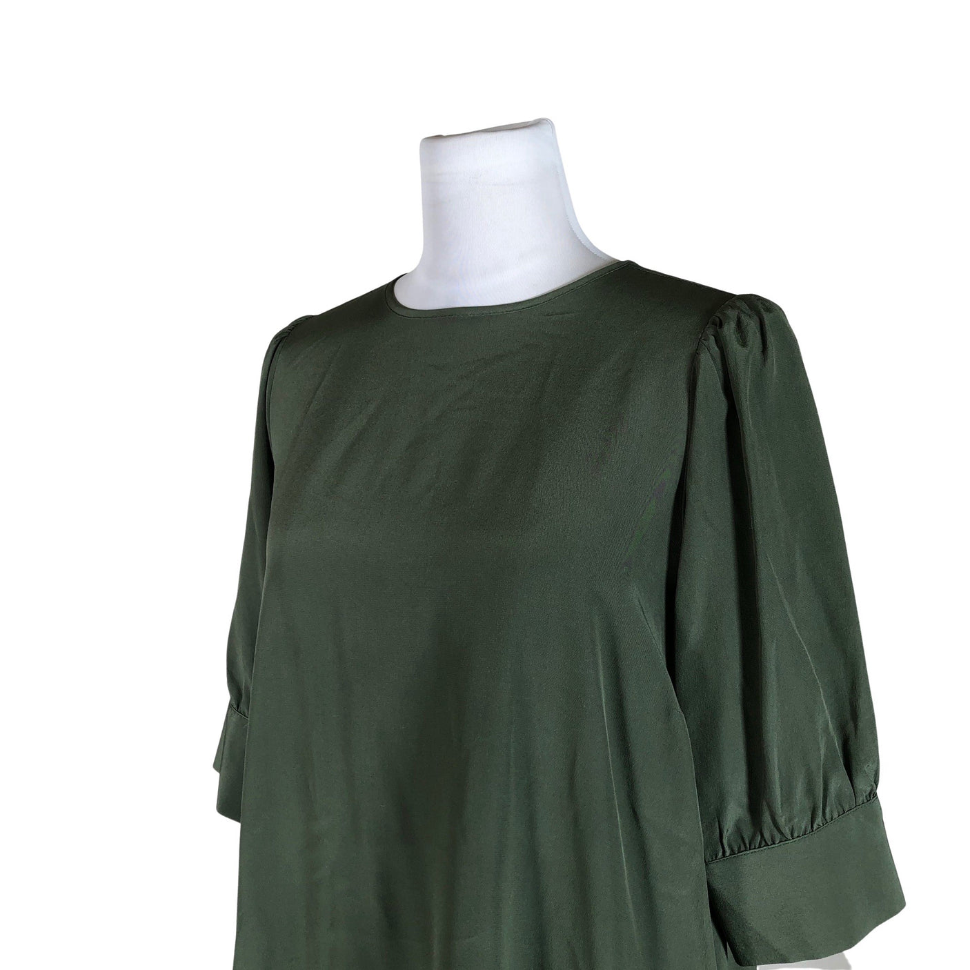 Unisex R-collection - Schiffon dress, size 34 - Green (3)