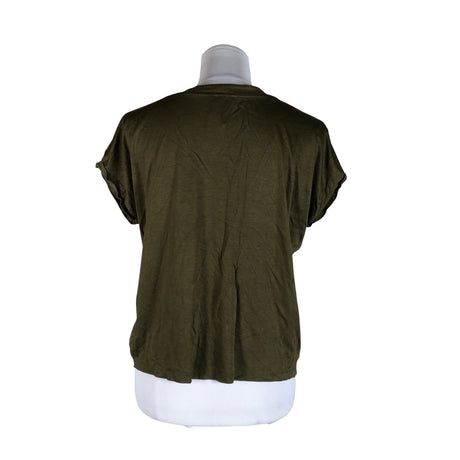 Unisex Gerry Weber - Short-sleeved blouse, size 36 - Green (2)