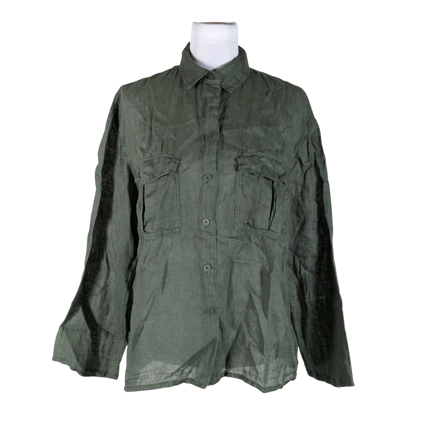 Unisex Massimo Dutti - Blouse, size 38 - Green (1)